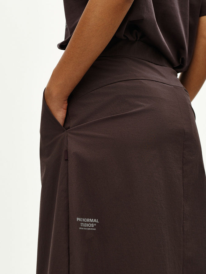 Pas Normal Studios Off-Race Tech Skirt Spring 2026 | DARK PURPLE