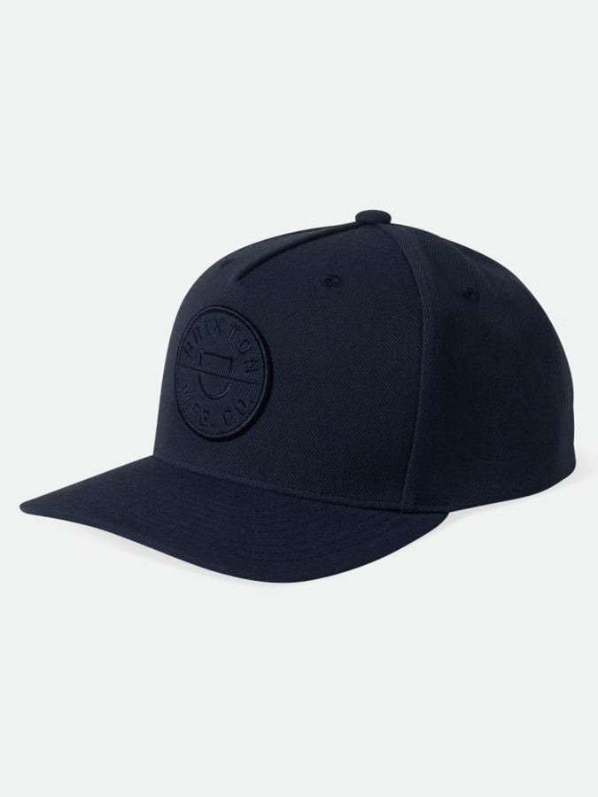 Brixton Crest Netplus Snapback Hat | WASHED NAVY/WASHED NAVY