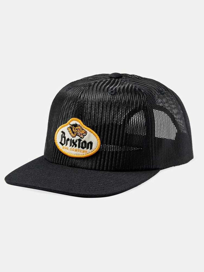 Brixton Canine Full Mesh Trucker Hat | BLACK / BLACK