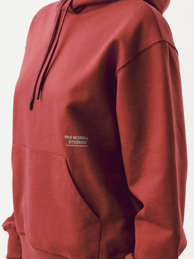 Pas Normal Studios Off-Race Graphic Hoodie 2025 | MAROON
