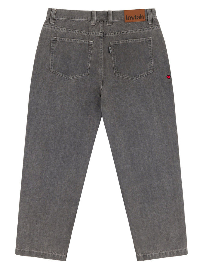 Loviah Og Baggy 5 Pocket Jeans Spring 2026 | GREY STONEWASH