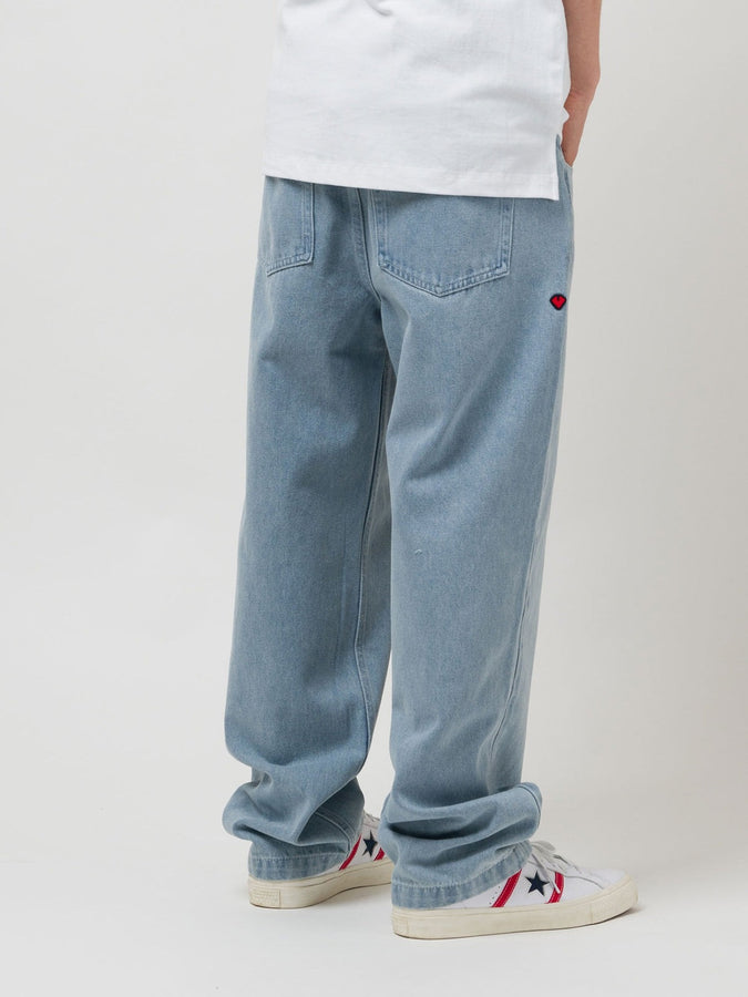 Loviah Og Baggy 5 Pocket Jeans Spring 2026 | WHITE BLUE WASH