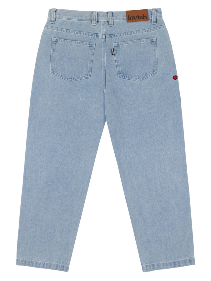 Loviah Og Baggy 5 Pocket Jeans Spring 2026 | WHITE BLUE WASH