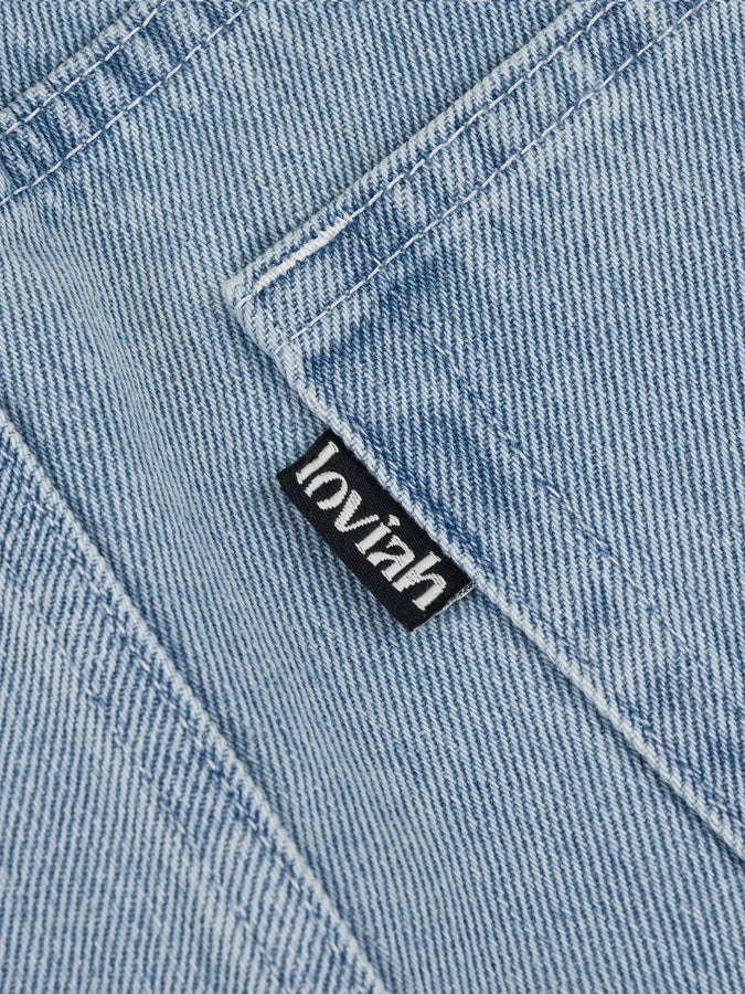 Loviah Og Baggy 5 Pocket Jeans Spring 2026 | WHITE BLUE WASH