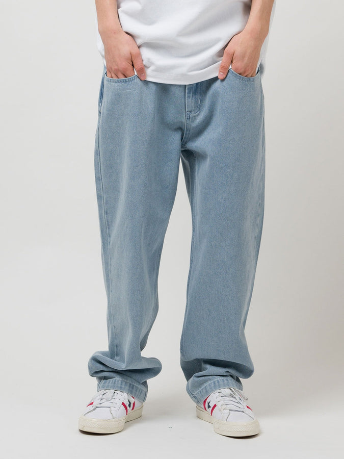 Loviah Og Baggy 5 Pocket Jeans Spring 2026 | WHITE BLUE WASH