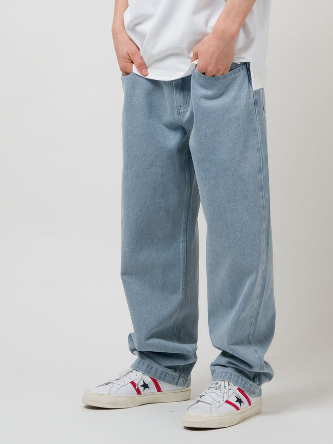 Loviah Og Baggy 5 Pocket Jeans Spring 2026 | WHITE BLUE WASH