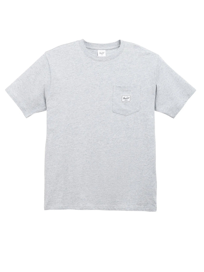 Herschel Pocket T-Shirt Spring 2025 | HEATHER LIGHT GREY (06113)