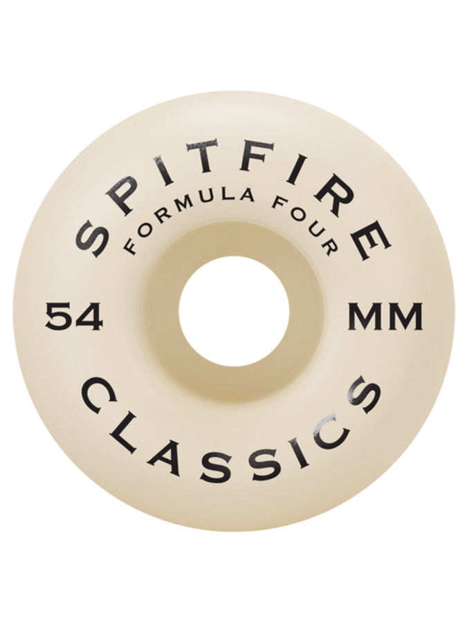 Spitfire F4 Classic 97DU Skateboard Wheels | NATURAL/SILVER