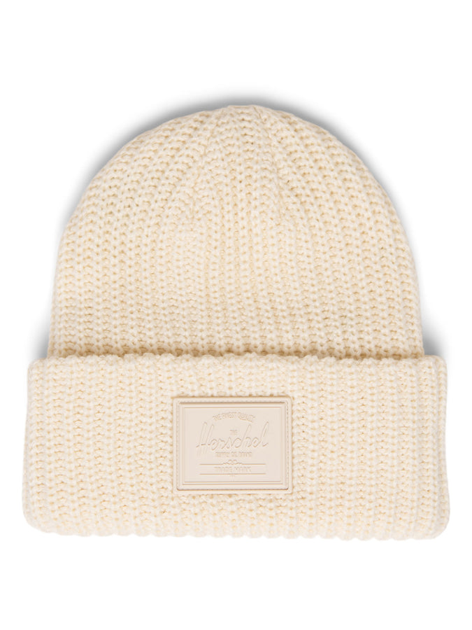 Herschel Douglas Rubber Patch Beanie | VINTAGE WHITE (08240)