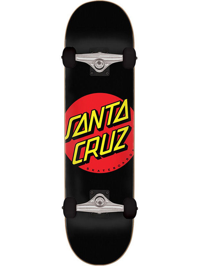 Santa Cruz Classic Dot Full 8 Complete Skateboard | BLACK