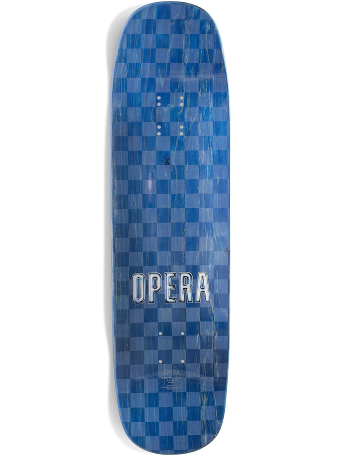 Opera Ex7 Beckett Clipped 8.75 Old School Skateboard Deck | BLUE