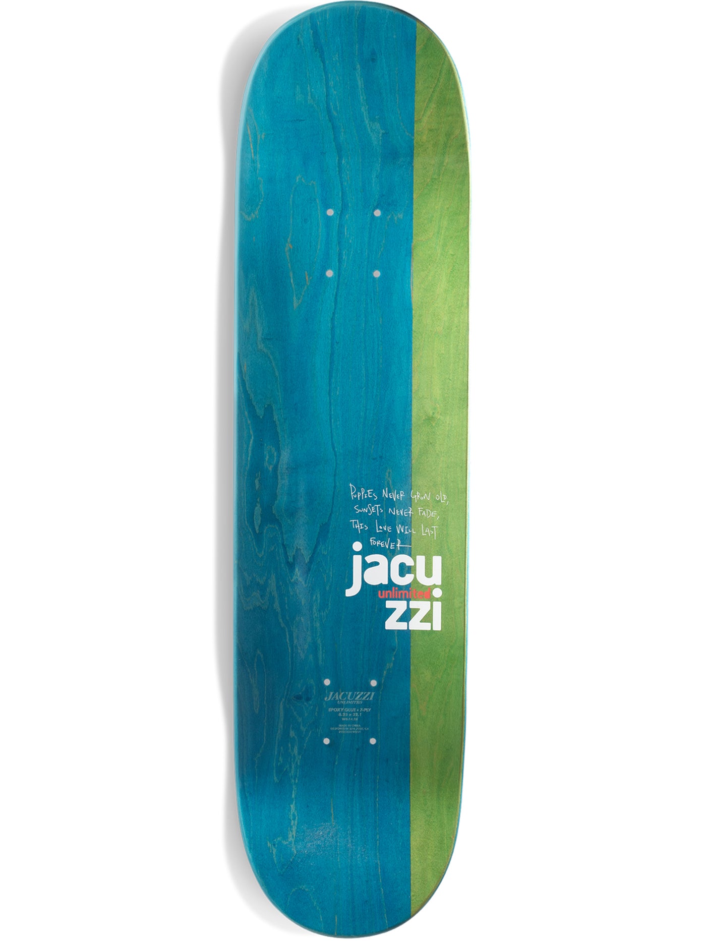 Jacuzzi EX7 Big Ol J 8.5 Old School Skateboard Deck