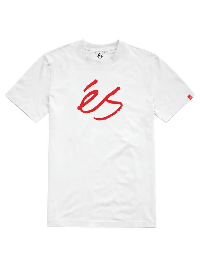 Es Scrip Mid T-Shirt Spring 2026 | WHITE/RED (170)