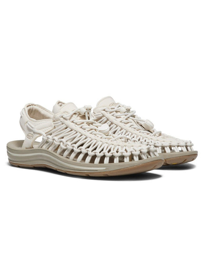 Keen Uneek White Cap/Cornstalk Shoes Spring 2026 | WHITE CAP/CORNSTALK