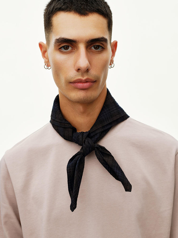 Pas Normal Studios Off-Race Seersucker Bandana Fall 2026 | DARK NAVY