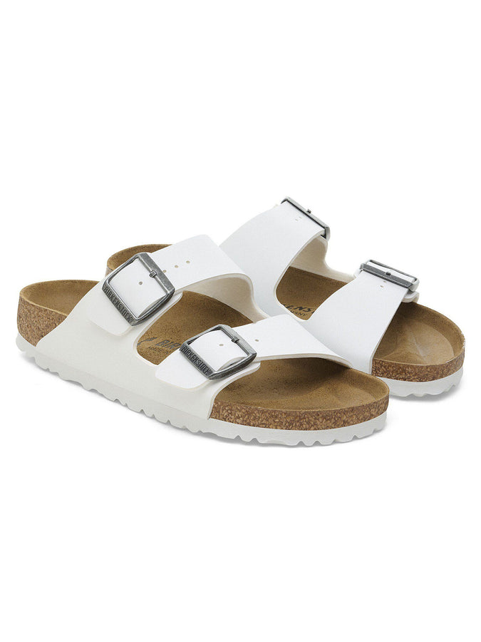 Birkenstock Arizona Birko-Flor N White Sandals Fall 2026 | WHITE
