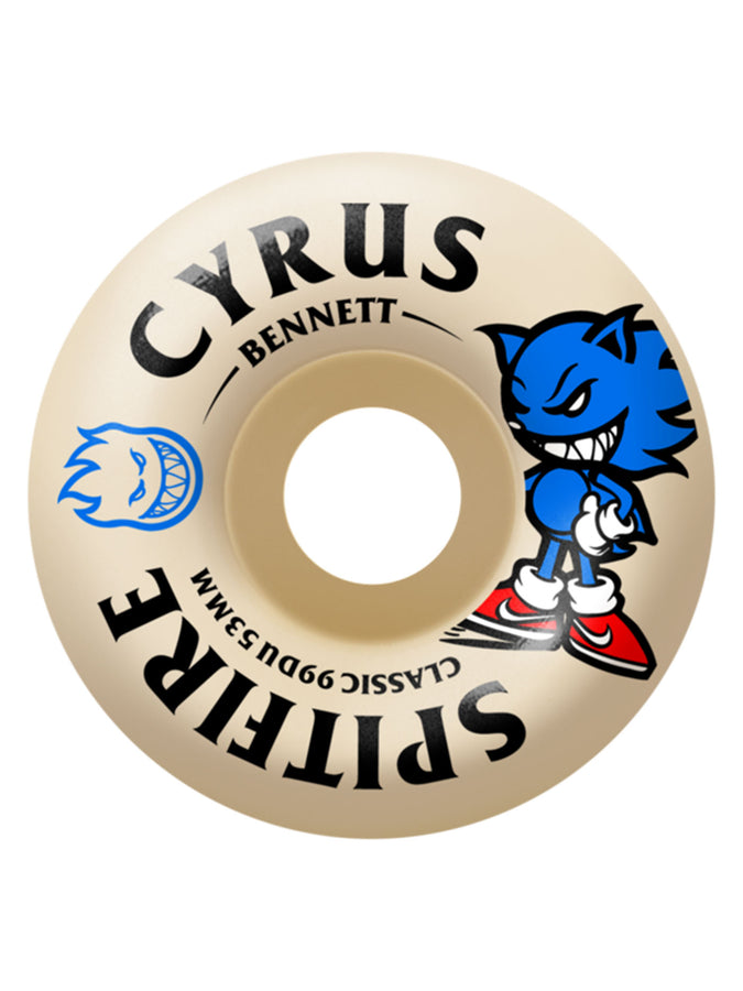 Spitfire F4 Burn Squad Cyrus Bennett Classic Skate Wheels | NATURAL