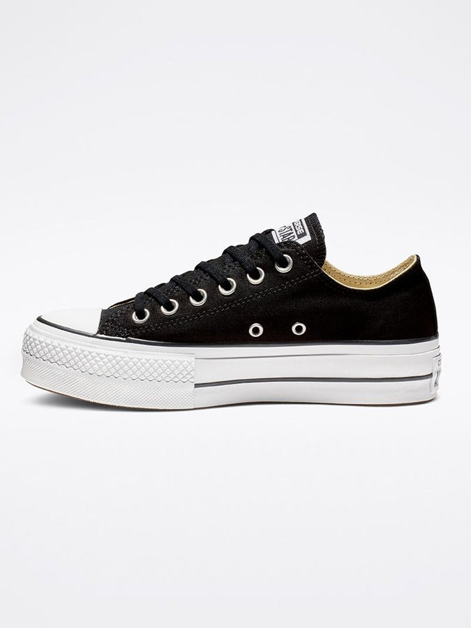 Converse Chuck Taylor All Star Lift Low Black/White Shoes | BLACK/WHITE/WHITE