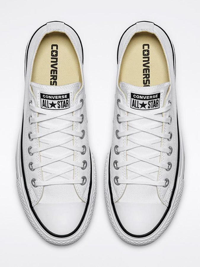 Converse Chuck Taylor All Star Platform White/Black Shoes | WHITE/BLACK/WHITE
