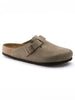 Birkenstock Boston Soft Footbed Suede R Taupe Shoes Fall 2025