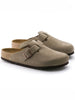 Birkenstock Boston Soft Footbed Suede R Taupe Shoes Fall 2025