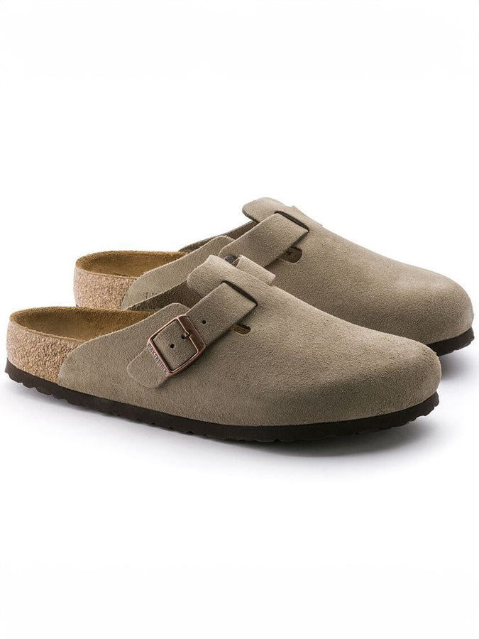 Birkenstock Boston Soft Footbed Suede R Taupe Shoes Fall 2025 | TAUPE