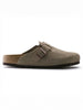 Birkenstock Boston Soft Footbed Suede R Taupe Shoes Fall 2025