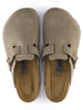 Birkenstock Boston Soft Footbed Suede R Taupe Shoes Spring 2026