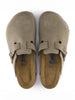 Birkenstock Boston Soft Footbed Suede R Taupe Shoes Fall 2025