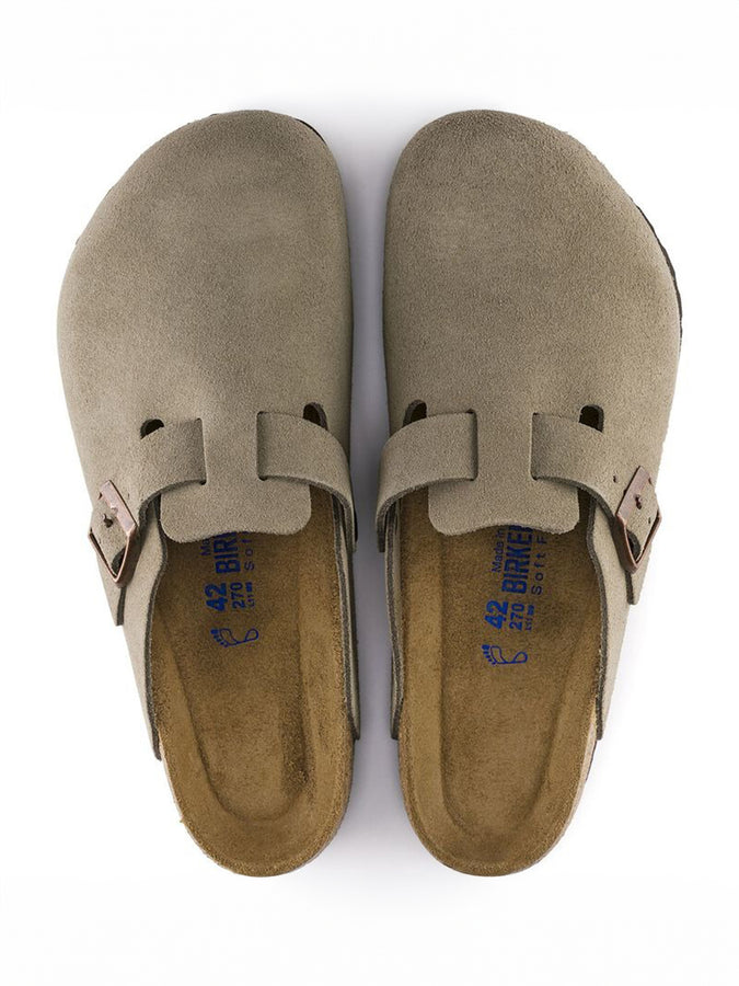 Birkenstock Boston Soft Footbed Suede R Taupe Shoes Fall 2025 | TAUPE