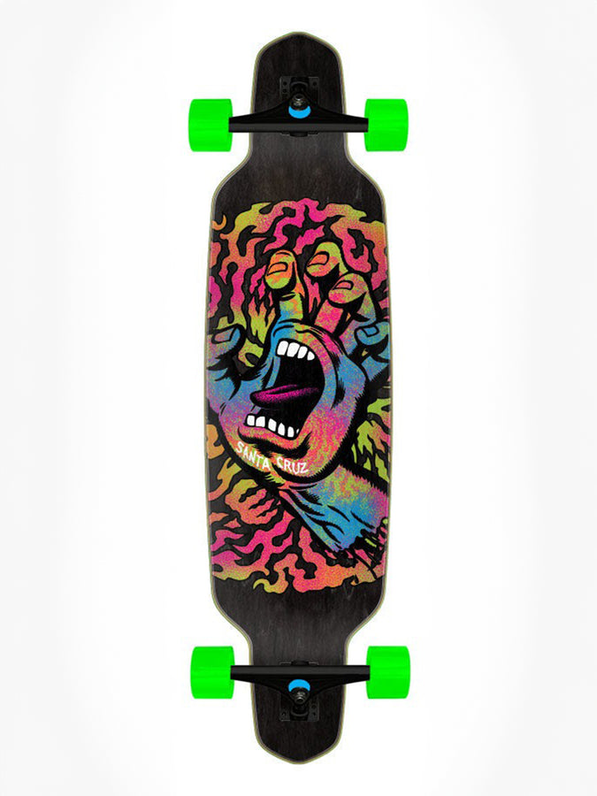 Santa Cruz Drop Down Obscure Hand 9.5’’ X 37.52’’ Longboard | MULTI
