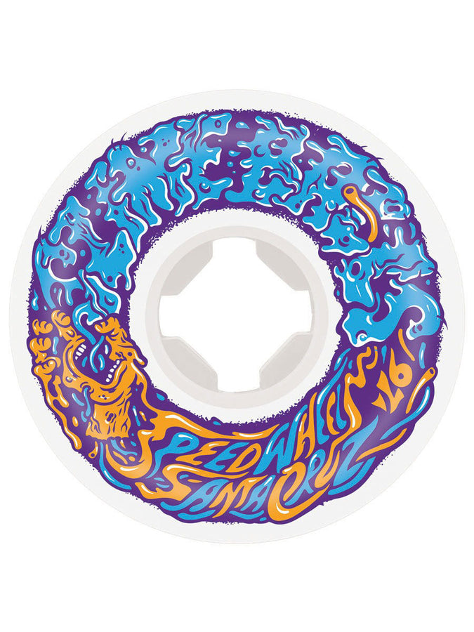 Oj'S Team Line Original Nomads Green/Orange Skateboard Wheels | WHITE