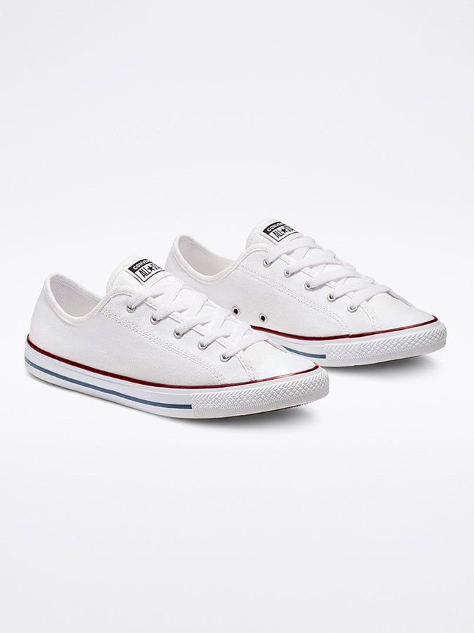 Converse Chuck Taylor All Star Dainty GS White/Red/Blue Shoes | WHITE/RED/BLUE