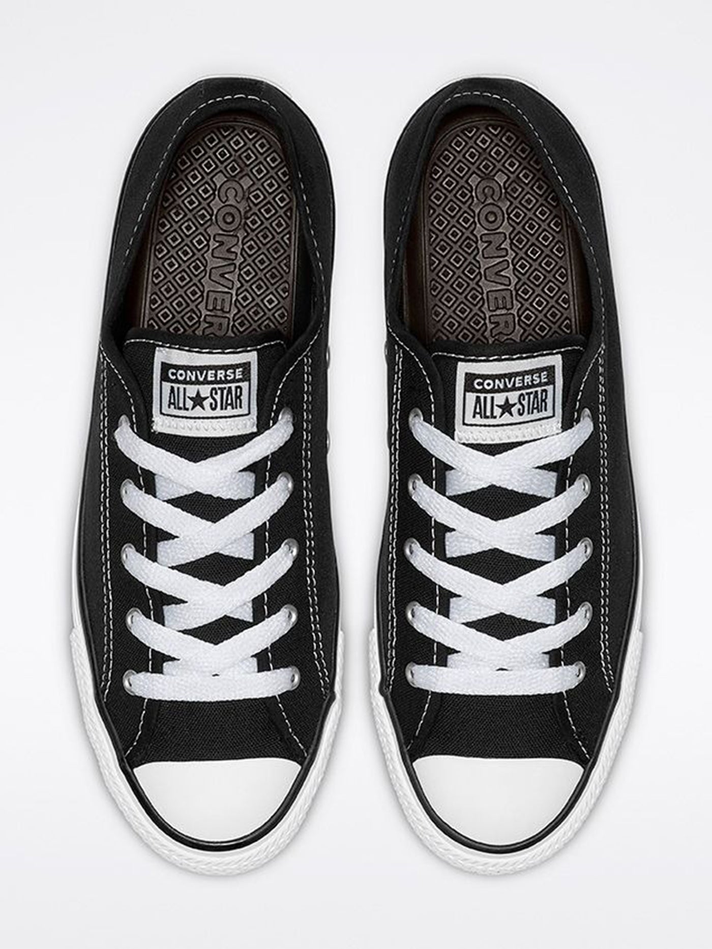 Converse dainty store black and white