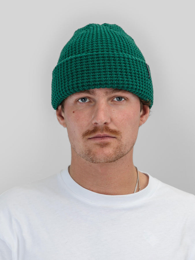 Beyond Medals Waffle Beanie | GREEN