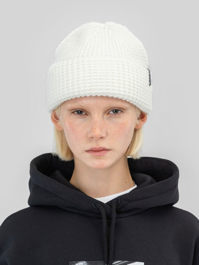 Beyond Medals Waffle Beanie | WHITE