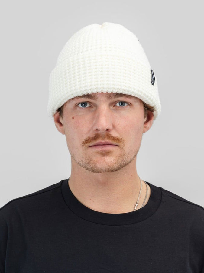 Beyond Medals Waffle Beanie | WHITE
