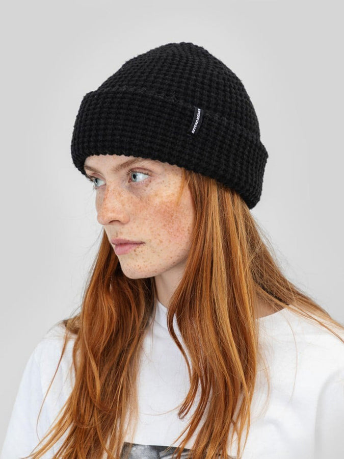 Beyond Medals Waffle Beanie | BLACK