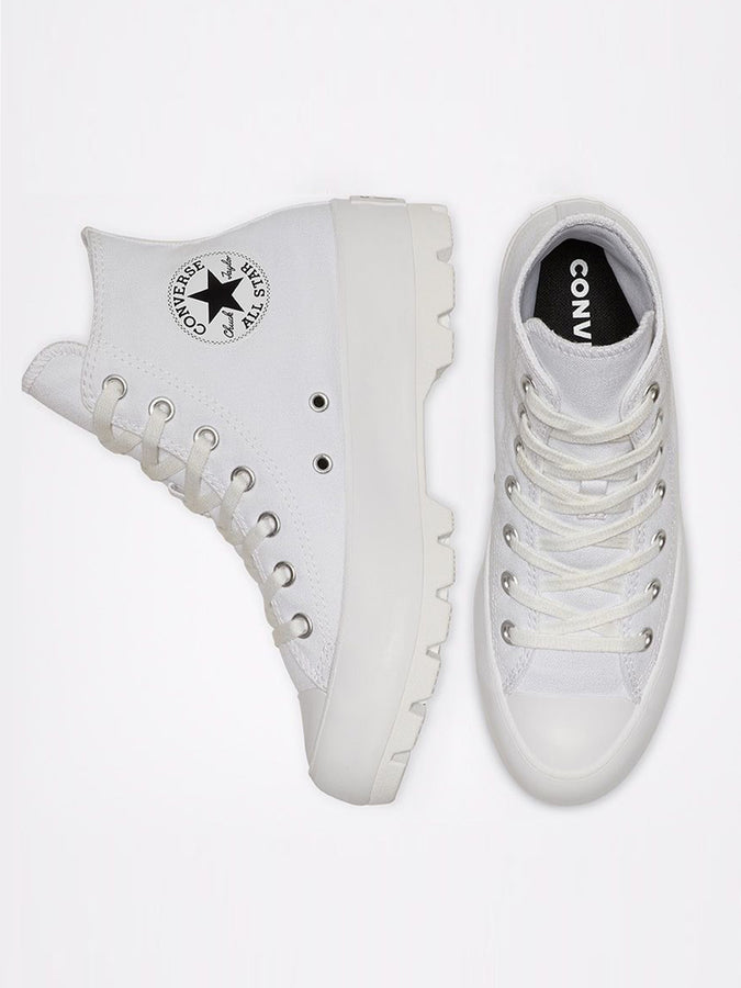 Converse Chuck Taylor All Star Lugged Hi White/Black/White | WHITE/BLACK/WHITE