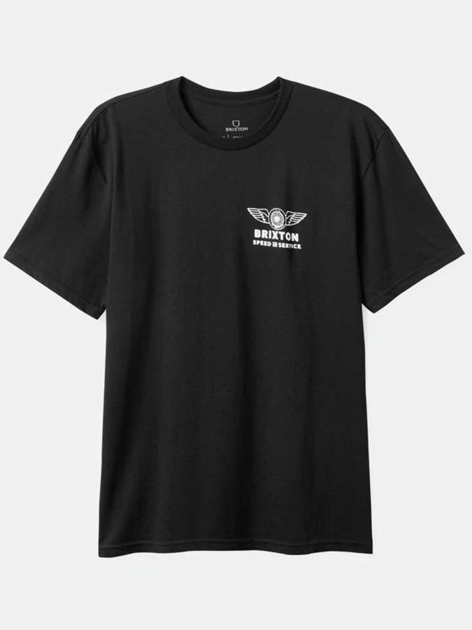 Brixton Spoke Short Sleeve T-Shirt Summer 2024 | BLACK