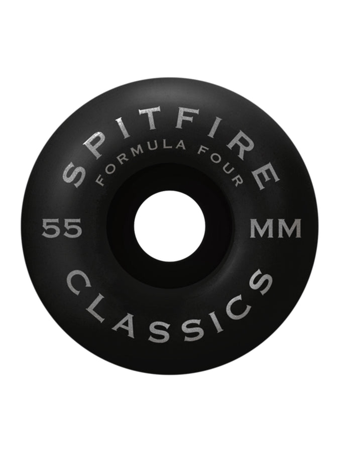 Spitfire F4 Floral Classic 55mm Skateboard Wheels | BLACK