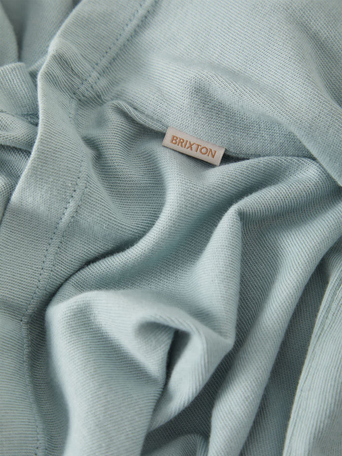 Brixton Carefree Organic Garment Dye Perfect T-Shirt Fall 2026 | SEA GRASS