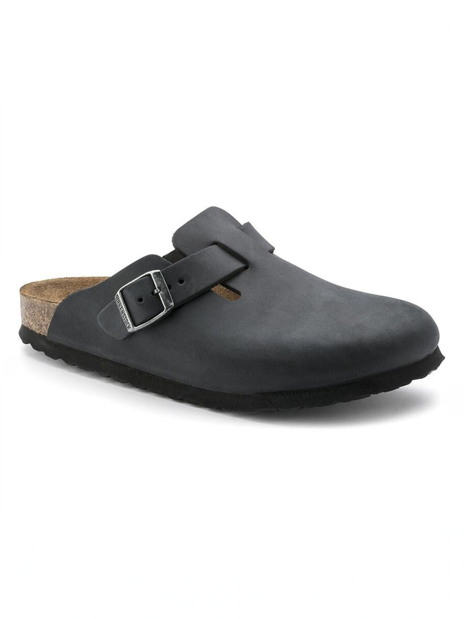 Birkenstock Boston Oiled Leather R Black Shoes Fall 2025 | BLACK