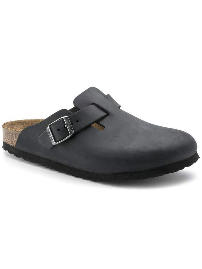 Birkenstock Boston Oiled Leather N Black Shoes Fall 2026 | BLACK