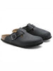 Birkenstock Boston Oiled Leather N Black Shoes Fall 2025