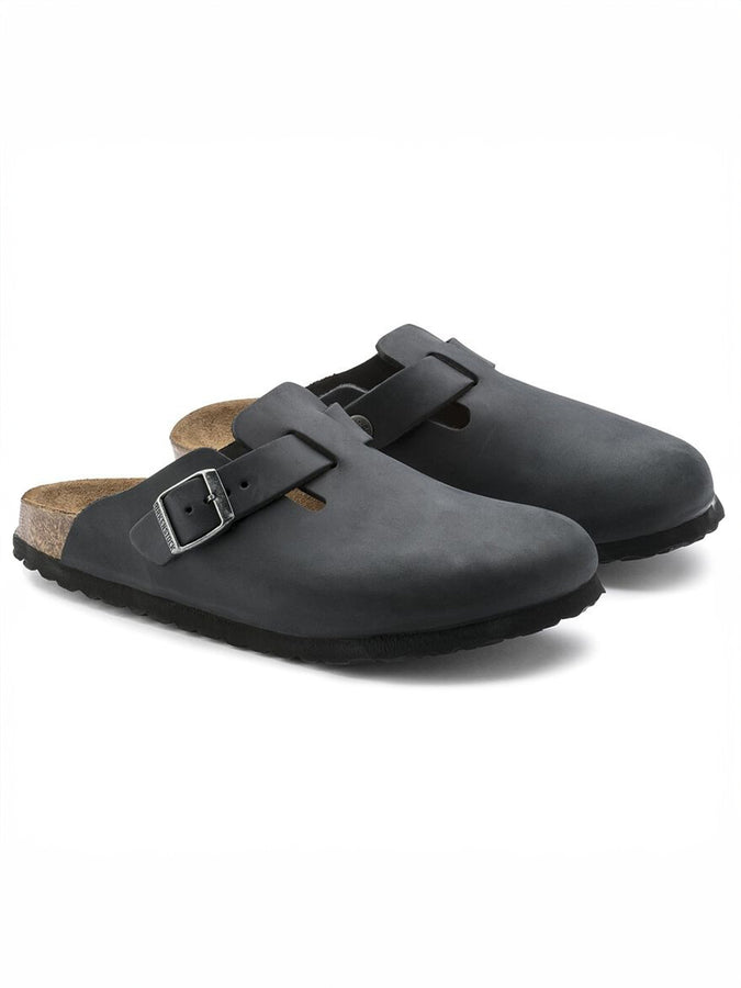 Birkenstock Boston Oiled Leather N Black Shoes Fall 2025 | BLACK