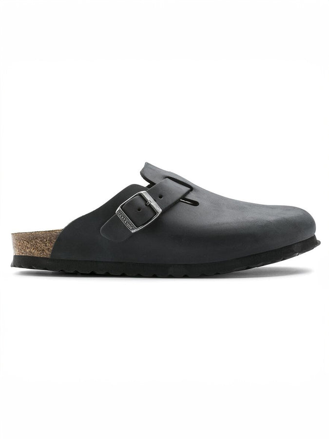 Birkenstock Boston Oiled Leather R Black Shoes Fall 2025 | BLACK