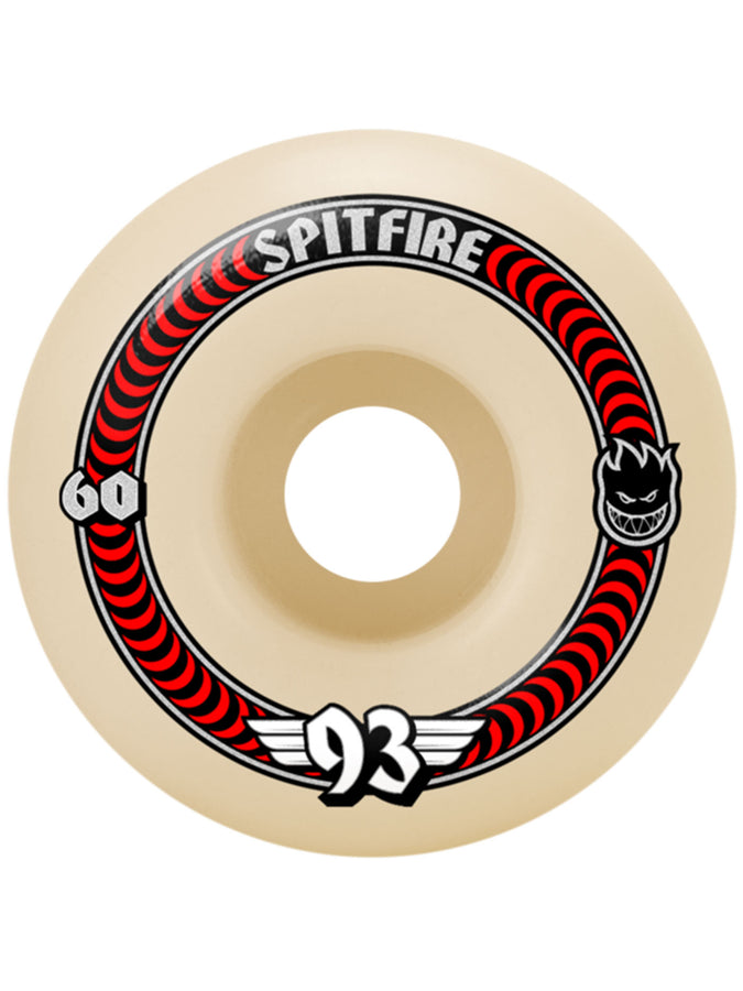 Spitfire F4 Classic 93DU 60mm Skateboard Wheels | NATURAL