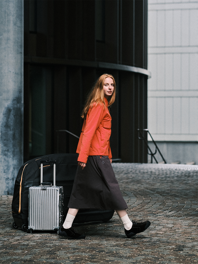 Pas Normal Studios Off-Race Utility Jacket Spring 2026 | HIBISCUS ORANGE