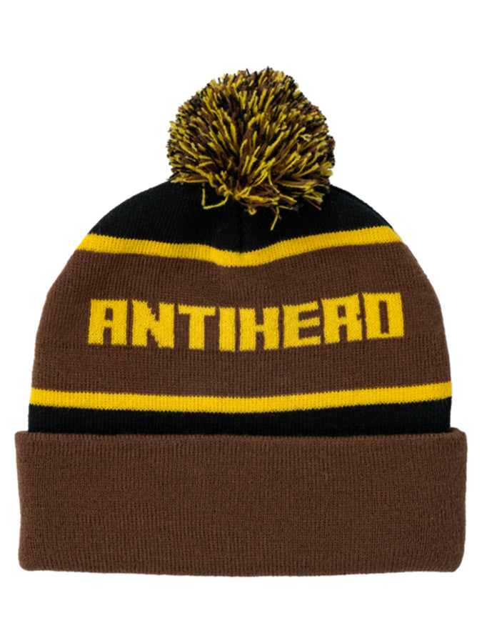 Anti-Hero Ice Cold Pom Beanie | BLACK/BROWN/GOLD